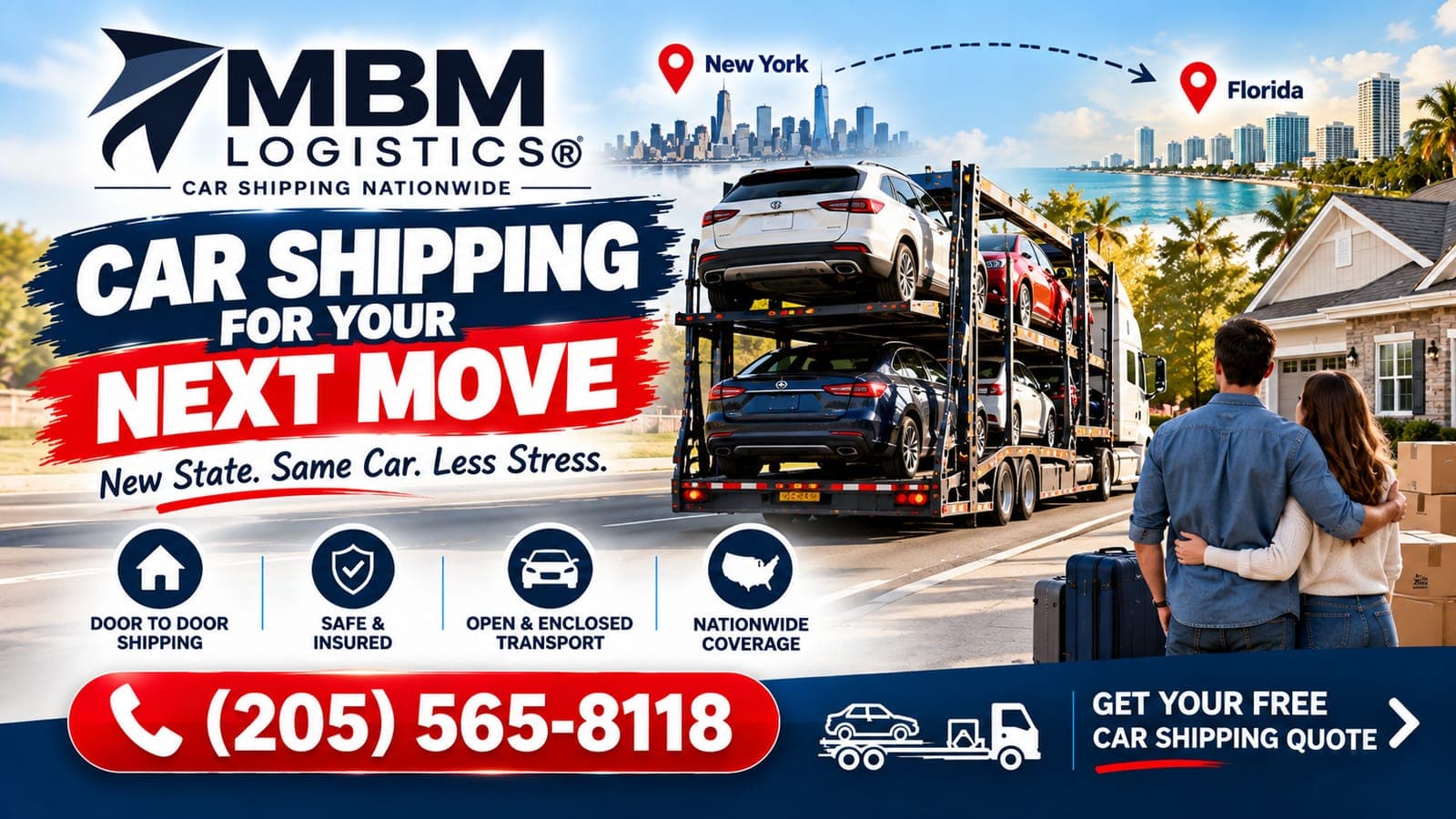 Car Shipping for Moving to Another State Without the Stress