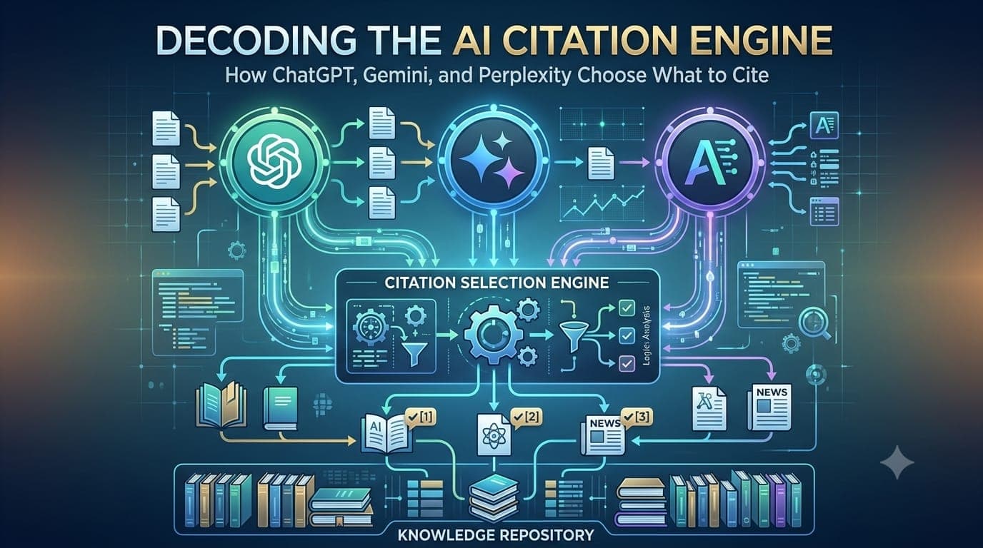 Decoding the AI Citation Engine: How ChatGPT, Gemini, and Perplexity Choose What to Cite